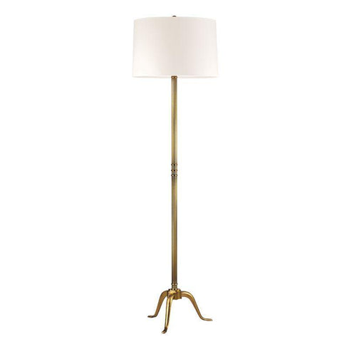 Hudson Valley Burton 1 Light Floor Lamp Model: L816-AS-WS