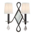 Hudson Valley Cambria 2 Light Wall Sconce Model: 702-AGB