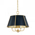 Hudson Valley Cambridge 4 Light Chandelier Model: MDS120-AGB/DBL