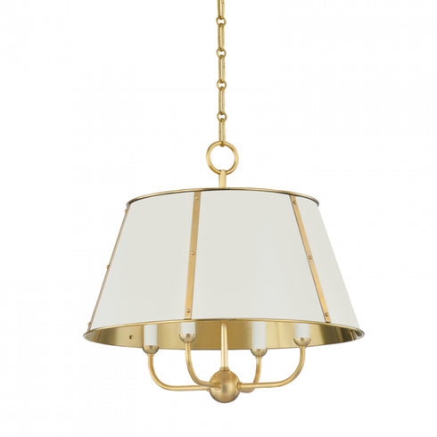 Hudson Valley Cambridge 4 Light Chandelier Model: MDS120-AGB/DBL