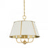Hudson Valley Cambridge 4 Light Chandelier Model: MDS120-AGB/DBL
