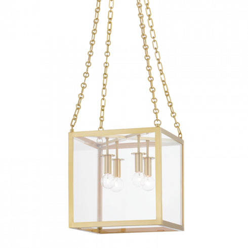 Hudson Valley Catskill 4 Light Small Pendant Model: 4113-PN