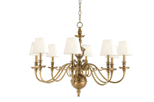 Hudson Valley Charleston 8 Light Chandelier Model: 1748-AGB