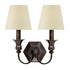 Hudson Valley Charlotte 2 Light Wall Sconce Model: 1412-AGB