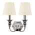 Hudson Valley Charlotte 2 Light Wall Sconce Model: 1412-AGB-WS
