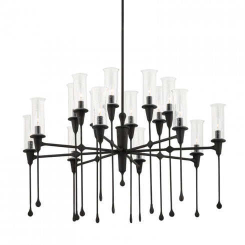 Hudson Valley Chisel 16 Light Chandelier Model: 4142-WP