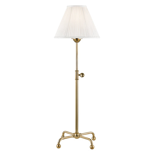 Hudson Valley Classic No.1 1 Light Table Lamp Model: MDSL107-AGB