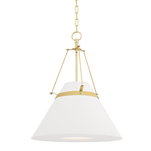 Hudson Valley Clemens 1 Light Pendant Model: 6421-OB
