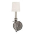 Hudson Valley Cohasset 1 Light Wall Sconce Model: 8211-AGB-WS