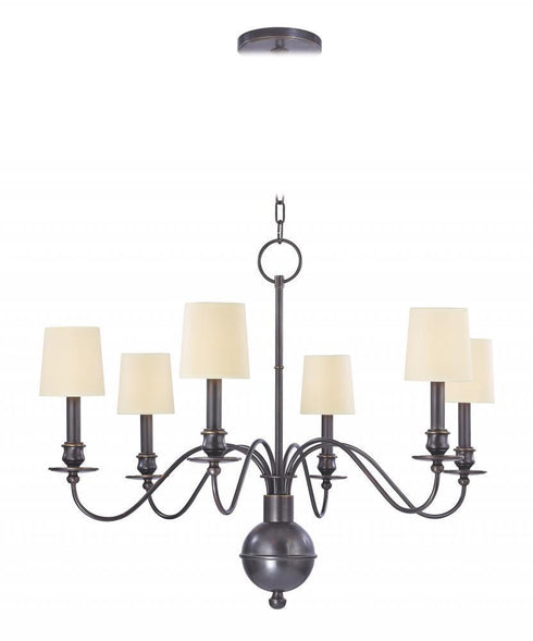 Hudson Valley Cohasset 6 Light Chandelier Model: 8216-AS