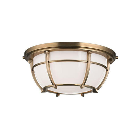 Hudson Valley Conrad 2 Light Flush Mount Model: 4112-AGB