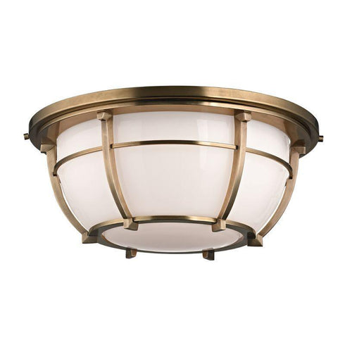 Hudson Valley Conrad 3 Light Flush Mount Model: 4115-AGB