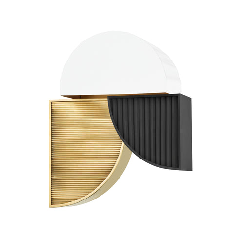 Hudson Valley Construct 2 Light Wall Sconce Model: KBS1428102-AGB