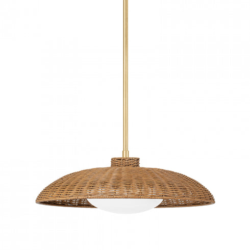 Hudson Valley Delano 1 Light Ex Large Pendant Model: 1923-VGL
