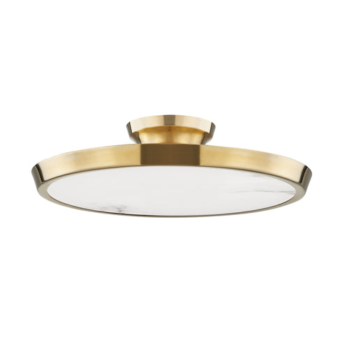 Hudson Valley Draper LED Flush Mount Model: 3600-AGB