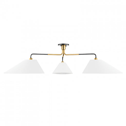 Hudson Valley Duo 3 Light Chandelier Model: KBS1751803-AOB