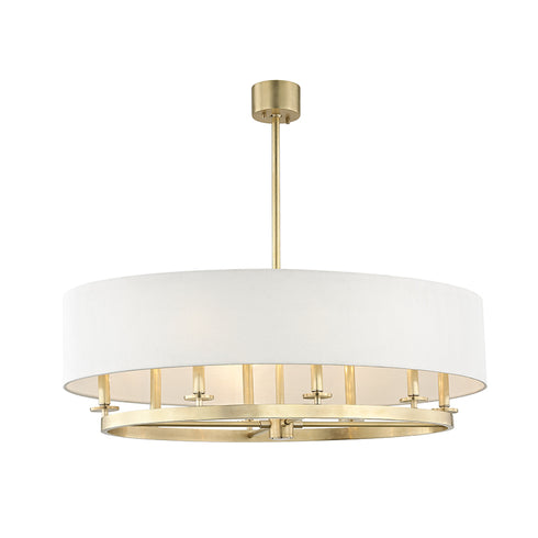 Hudson Valley Durham 8 Light Island Light Model: 6539-AGB