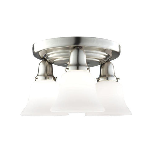 Hudson Valley Edison Collection 3 Light Semi Flush Model: 587-OB-341
