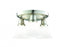 Hudson Valley Edison Collection 3 Light Semi Flush Model: 587-OB-415