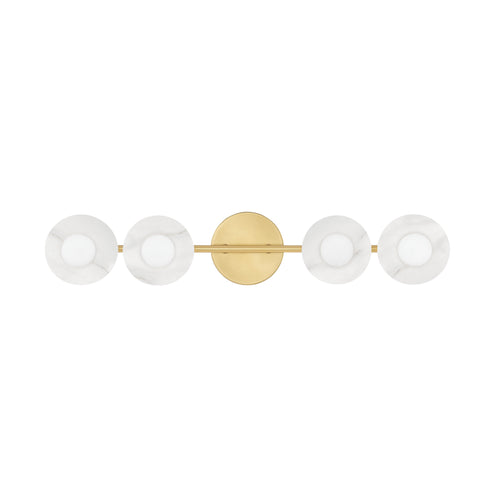 Hudson Valley Elmont 4 Light Bath Bracket Model: 9204-PN