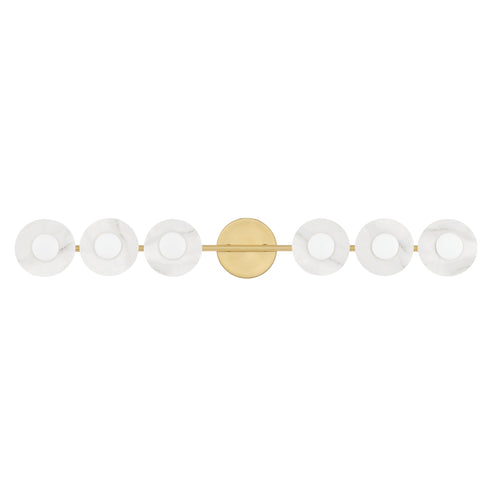 Hudson Valley Elmont 6 Light Bath Bracket Model: 9206-PN