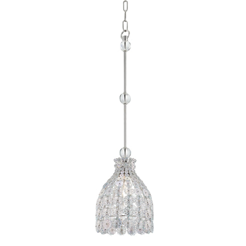 Hudson Valley Floral Park 1 Light Pendant Model: 8208-AGB