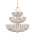 Hudson Valley Floral Park 24 Light Chandelier Model: 8239-PN