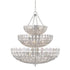 Hudson Valley Floral Park 24 Light Chandelier Model: 8239-PN