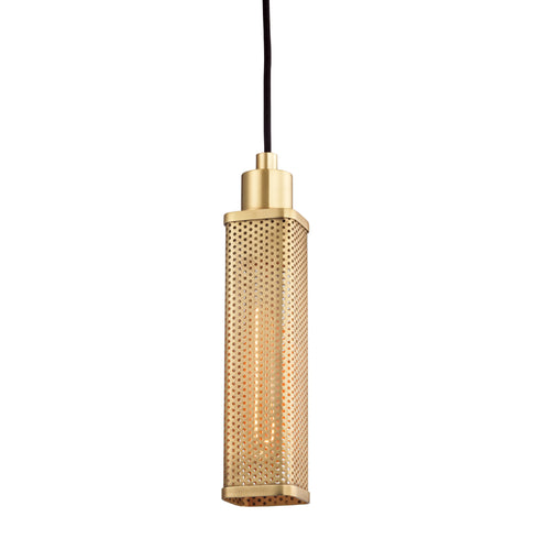 Hudson Valley Gibbs 1 Light Pendant Model: 7033-AGB