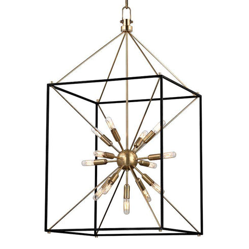 Hudson Valley Glendale 13 Light Chandelier Model: 8920-AGB