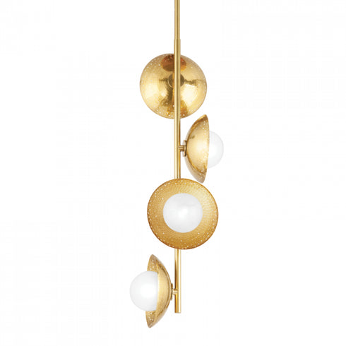 Hudson Valley Glimmer 4 Light Pendant Model: 5354-AGB