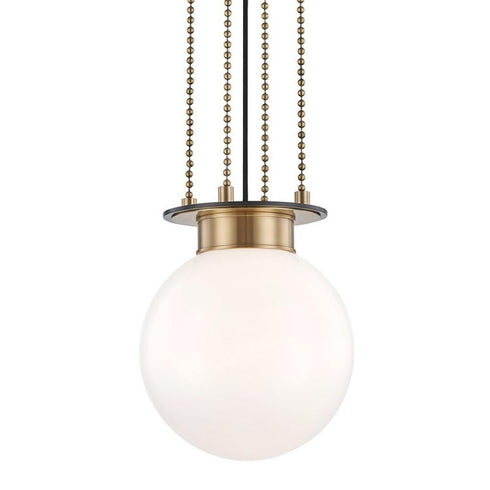 Hudson Valley Gunther 1 Light Medium Pendant Model: 2014-AOB