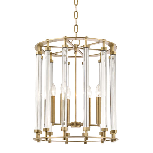 Hudson Valley Haddon 6 Light Pendant Model: 2818-PN
