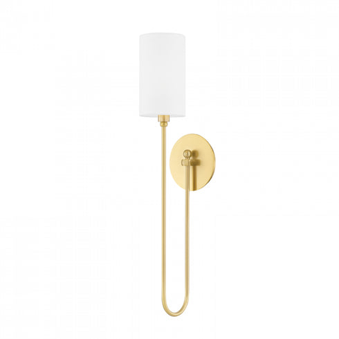 Hudson Valley Harlem 1 Light Wall Sconce Model: 6800-PN