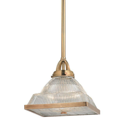 Hudson Valley Harriman 1 Light Pendant Model: 4411-AGB