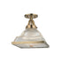 Hudson Valley Harriman 1 Light Semi Flush Model: 4410-AGB