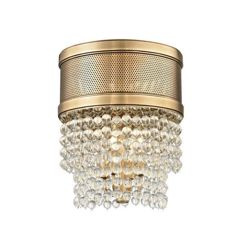 Hudson Valley Harrison 4 Light Flush Mount Model: 7704F-AGB