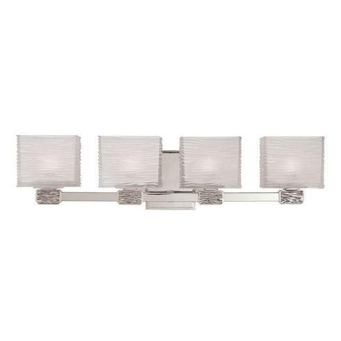 Hudson Valley Hartsdale 4 Light Bath Bracket Model: 4664-PN