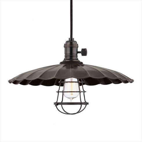 Hudson Valley Heirloom 1 Light Pendant Model: 8001-AGB-ML3-WG