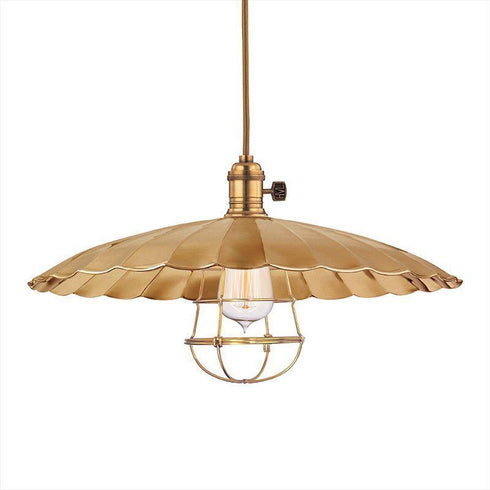 Hudson Valley Heirloom 1 Light Pendant Model: 8001-AGB-ML3-WG