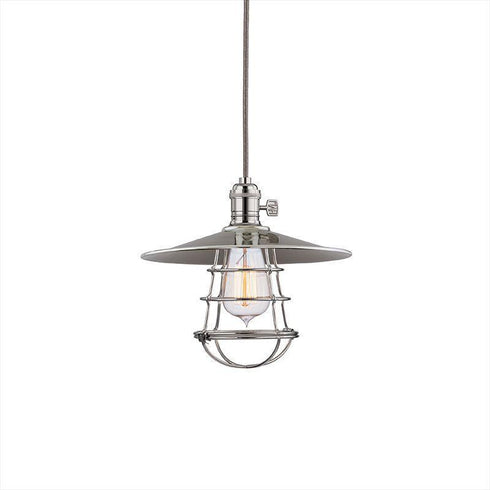 Hudson Valley Heirloom 1 Light Pendant Model: 8001-OB-MS1-WG