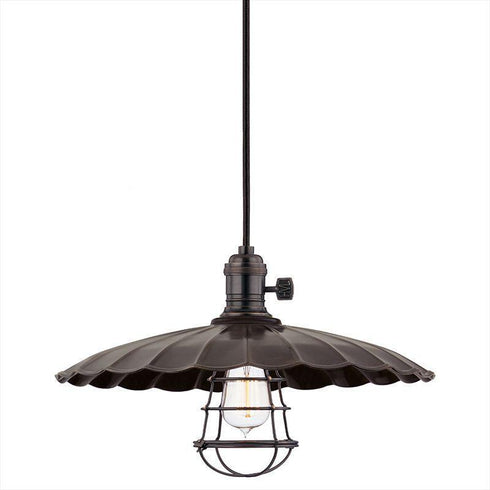 Hudson Valley Heirloom 1 Light Pendant Model: 8002-AGB-ML3-WG