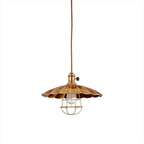 Hudson Valley Heirloom 1 Light Pendant Model: 8002-AGB-MS3-WG