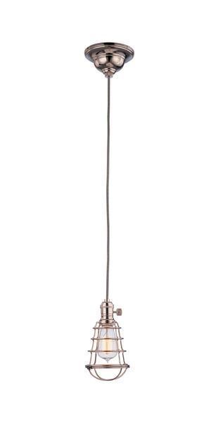 Hudson Valley Heirloom 1 Light Pendant Model: 8002-AGB-MS3-WG