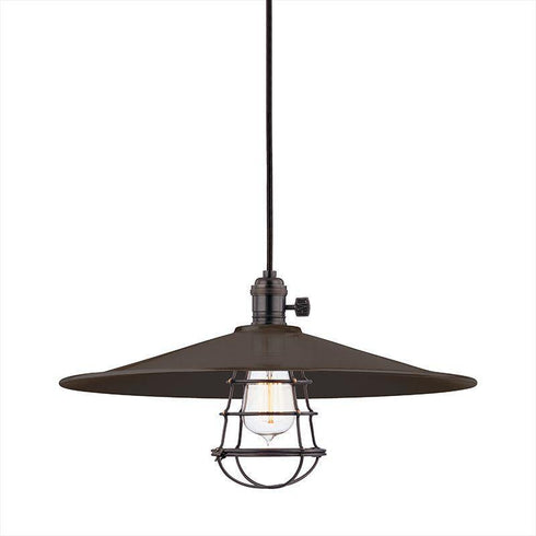 Hudson Valley Heirloom 1 Light Pendant Model: 8002-OB-ML1-WG