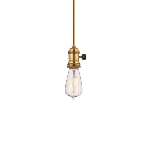 Hudson Valley Heirloom 1 Light Pendant Model: 9001-AGB