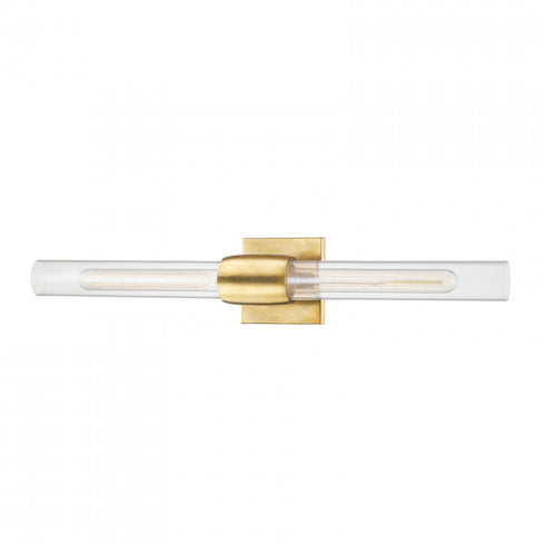 Hudson Valley Hogan 2 Light Wall Sconce Model: 7552-AGB