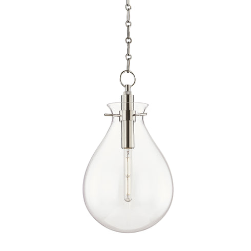 Hudson Valley Ivy 1 Light Medium Pendant Model: BKO102-PN