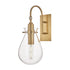 Hudson Valley Ivy 1 Light Wall Sconce Model: BKO100-PN