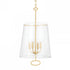 Hudson Valley James 4 Light Pendant Model: 4717-AGB